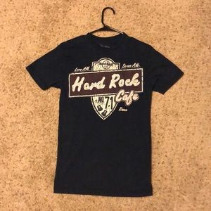 Navy Hard Rock Cafe T Shirt Size Small